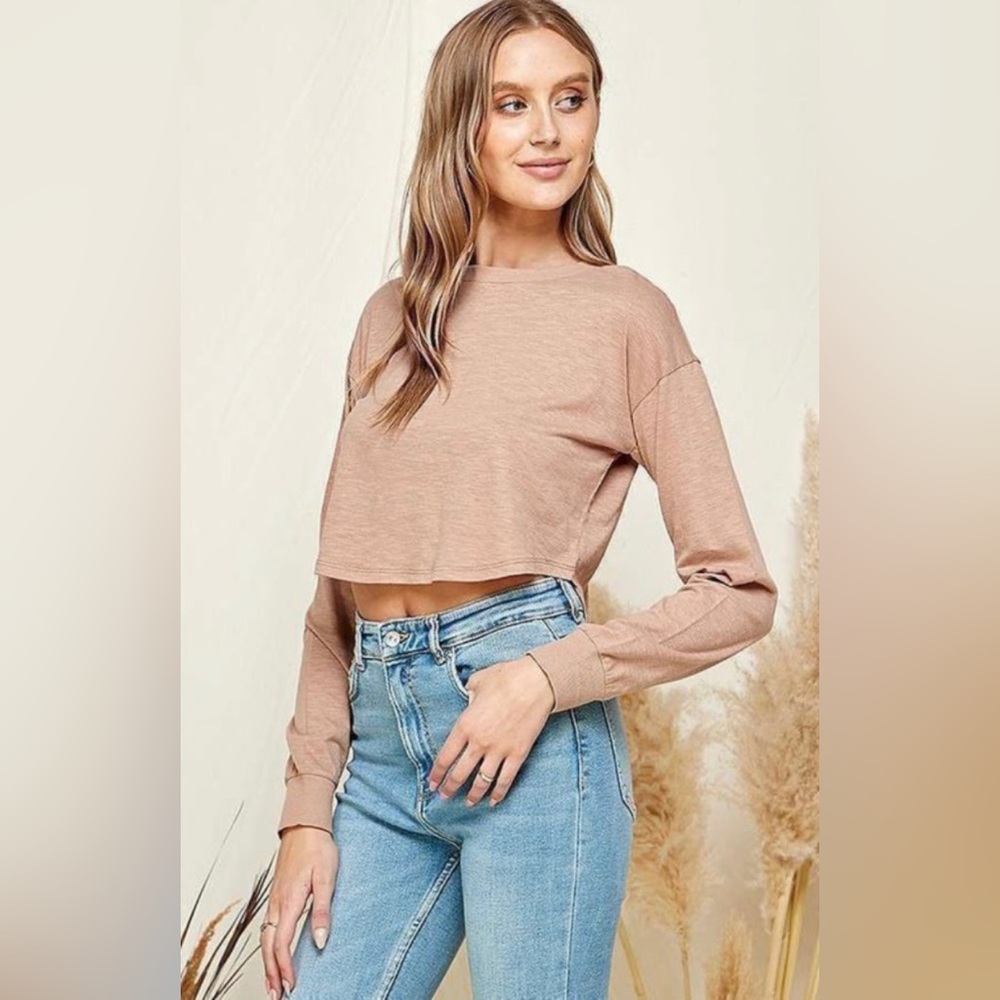 Cropped Workout/Relax Tee